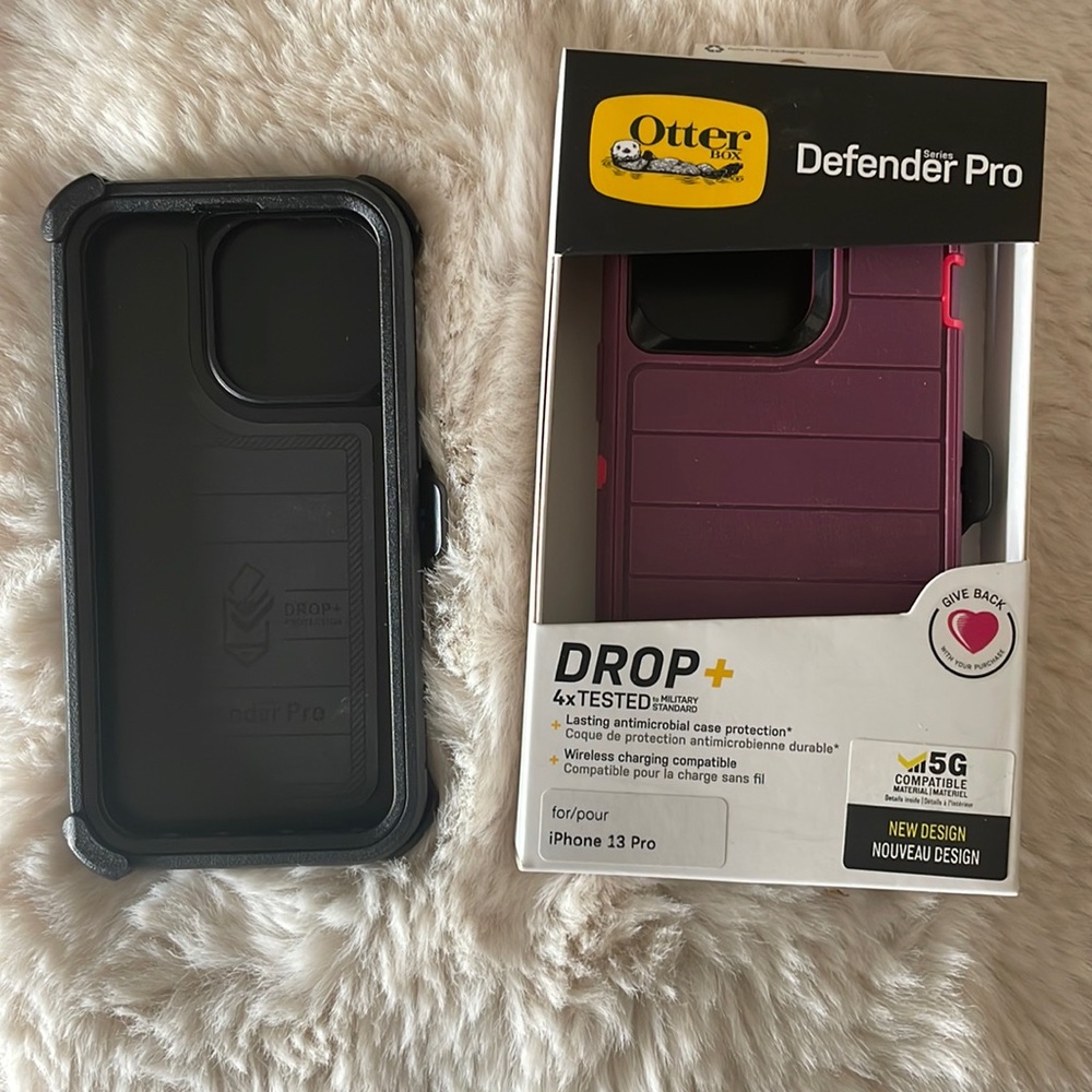 2-Otter Box Defense Pro cases for I PHONE PRO 13